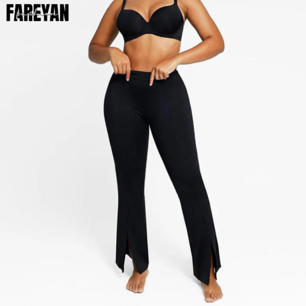 Women's Front Slit Flare Legging