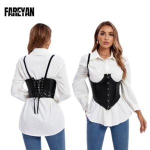 Cupless Underbust Waist Trainer with Adjustable Straps