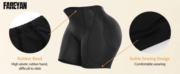 Hip Enhancer Shaping Shorts with Pads - Image 2
