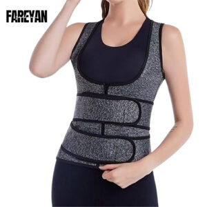 Double Corset Belt Waist Trainer with Shoulder Straps