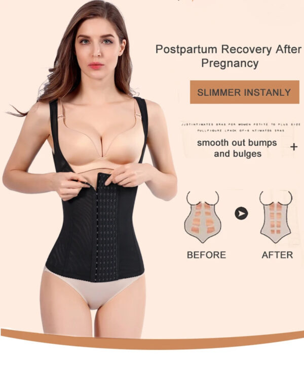 Underbust Waist Trainer Vest with Shoulder Straps - Image 9
