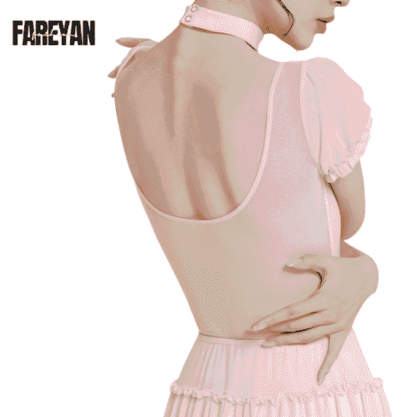 Woman Ballet Printed & Elegant Mesh Splice Leotard - Image 2