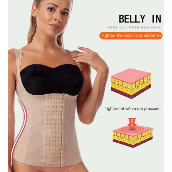 Underbust Waist Trainer Vest with Shoulder Straps - Image 5