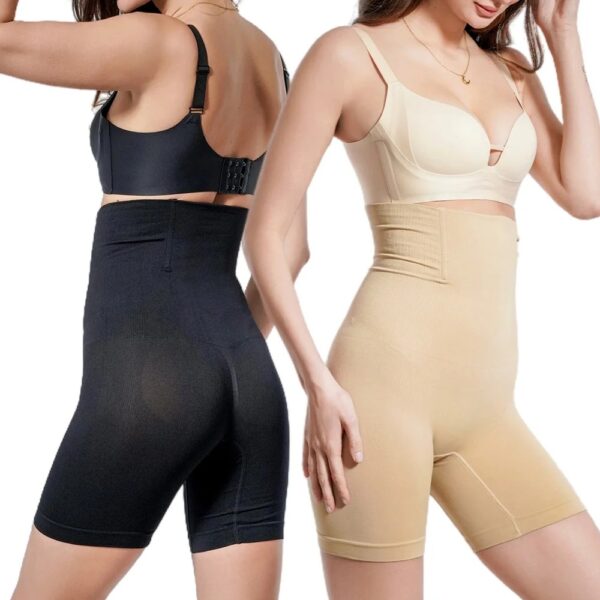 High Waist Tummy Control Shaping Shorts - Image 4
