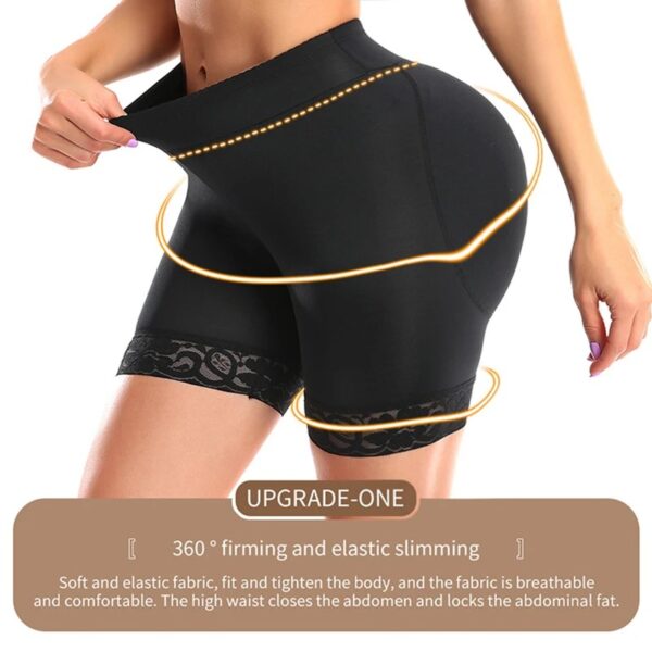 Butt Lifter Padded Shapewear with Lace Border - Image 7