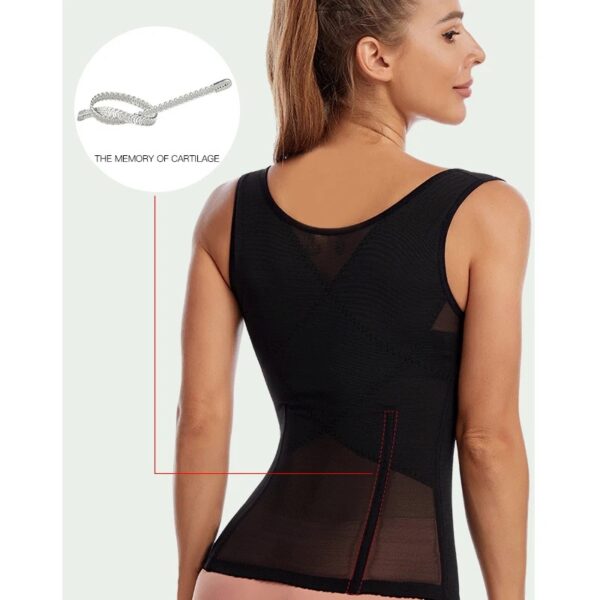 Underbust Waist Trainer Vest with Shoulder Straps - Image 7