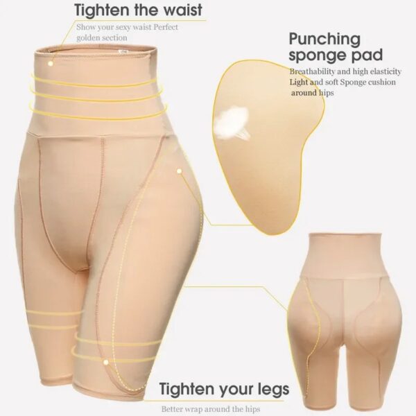Butt Lifting Shaping Shorts with Pads - Image 5