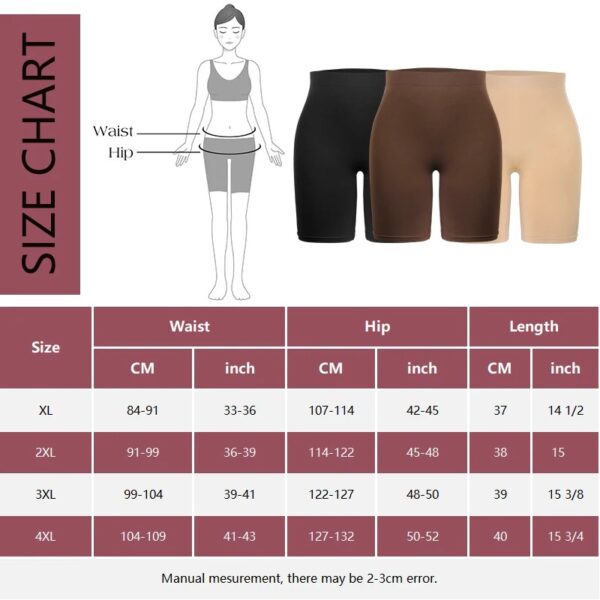 Plus Size Shapewear Shorts for Women - Image 9