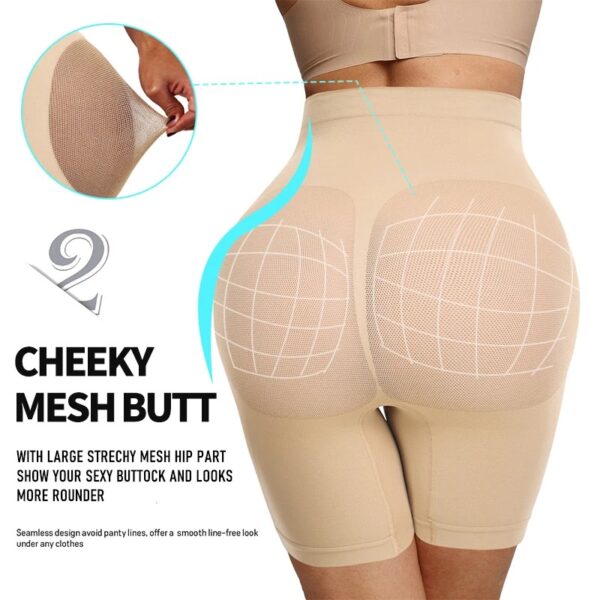 High-Waist Mesh Buttock Enhancing Shapewear - Image 5